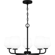 Nielson 5-Light Chandelier in Matte Black