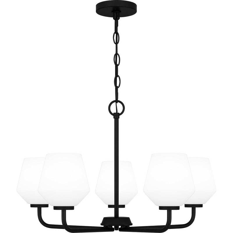 Nielson 5-Light Chandelier in Matte Black