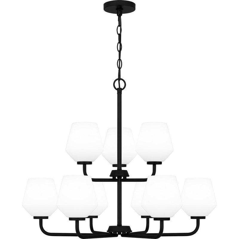 Nielson 9-Light Chandelier in Matte Black