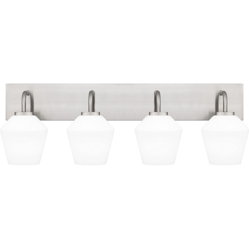 Nielson 4-Light Bath Vanity Light in Brushed Nickel