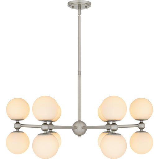 Elser 12-Light Chandelier in Brushed Nickel