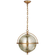 Bayridge Large 2-Light Pendant in Gilded Iron