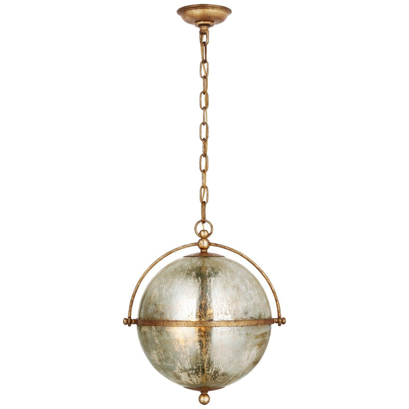 Bayridge Large 2-Light Pendant in Gilded Iron