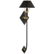 Turlington XL Wall Sconce in Bronze and Hand-Rubbed Antique Brass