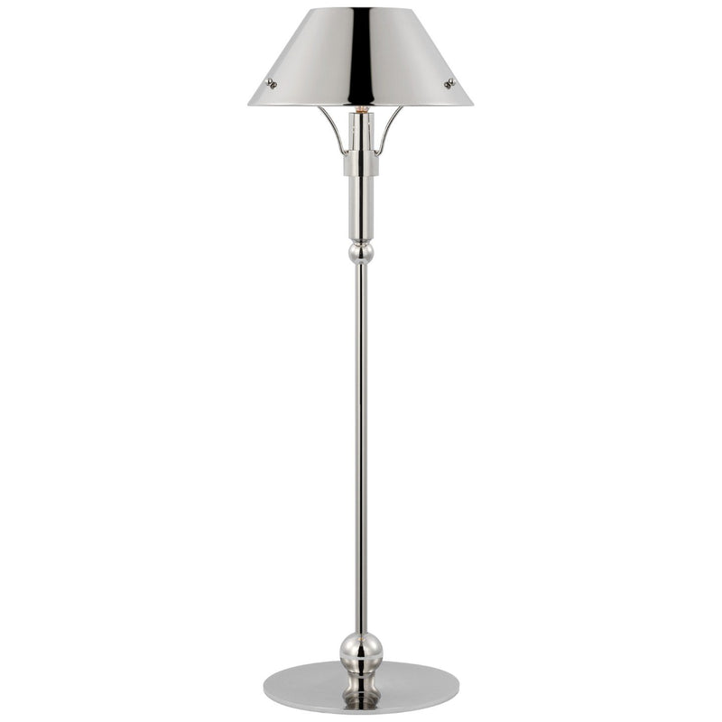 Turlington Medium Table Lamp in Polished Nickel