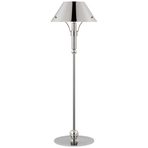 Turlington Medium Table Lamp in Polished Nickel