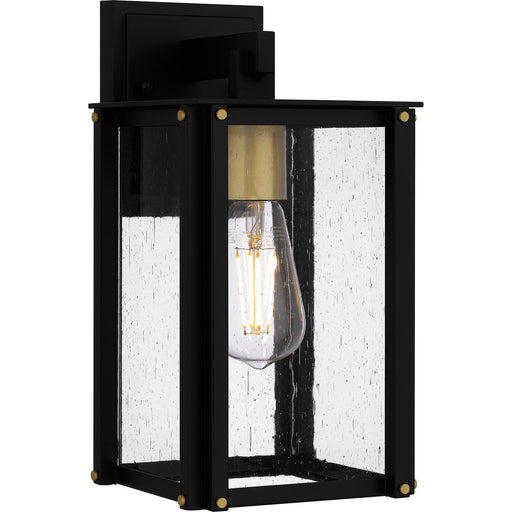 Robbins Small Outdoor Wall Lantern in Matte Black