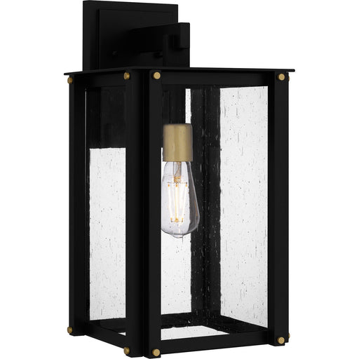 Robbins Large Outdoor Wall Lantern in Matte Black