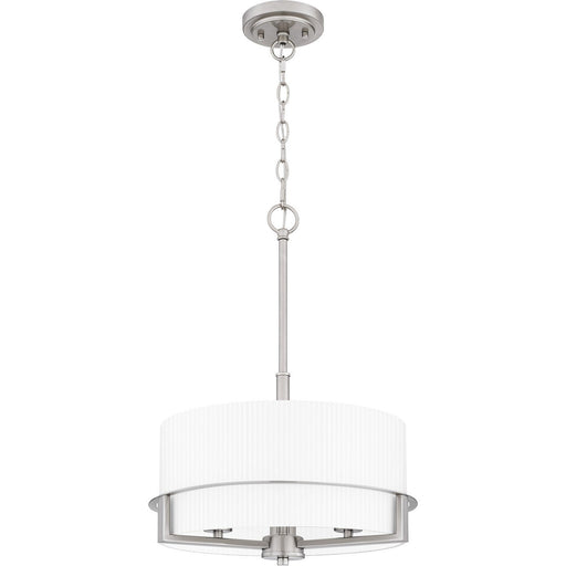 Seymour 3-Light Pendant in Brushed Nickel