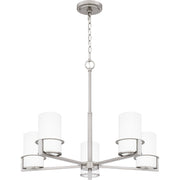 Seymour 5-Light Chandelier in Brushed Nickel
