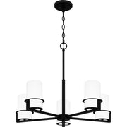 Seymour 5-Light Chandelier in Matte Black