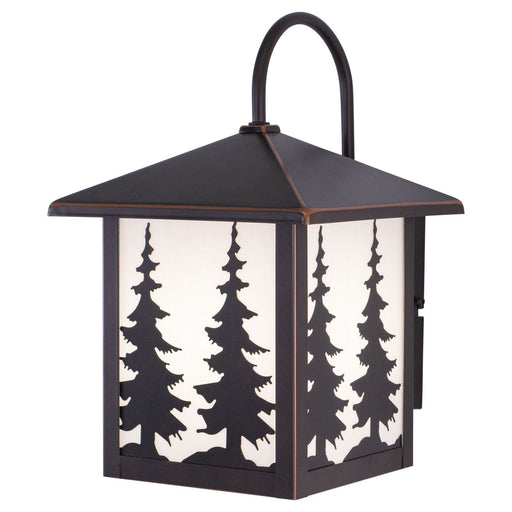 Yosemite 8" Outdoor Wall Light in Burnished Bronze