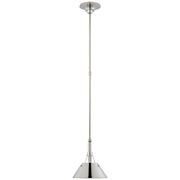 Turlington Small Mini Pendant in Polished Nickel