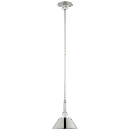 Turlington Small Mini Pendant in Polished Nickel