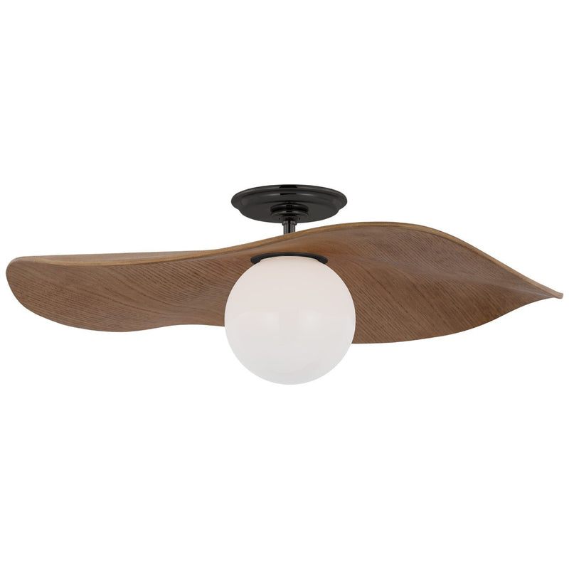 Mahalo 22" Semi-Flush Mount in Bronze