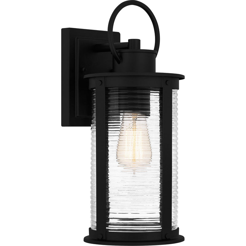 Tilmore Medium Outdoor Wall Lantern in Matte Black