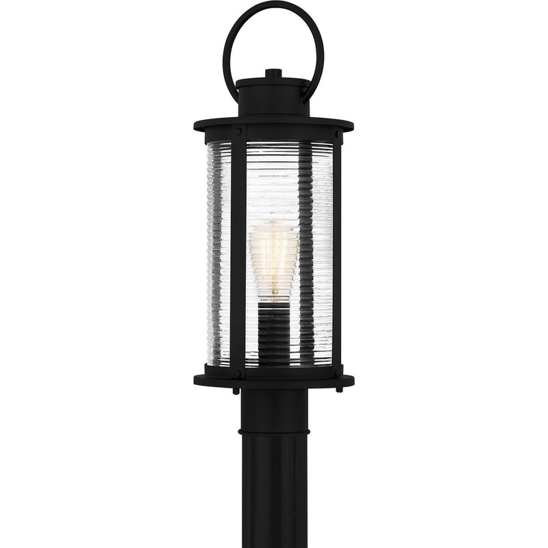 Tilmore Outdoor Post Lantern in Matte Black