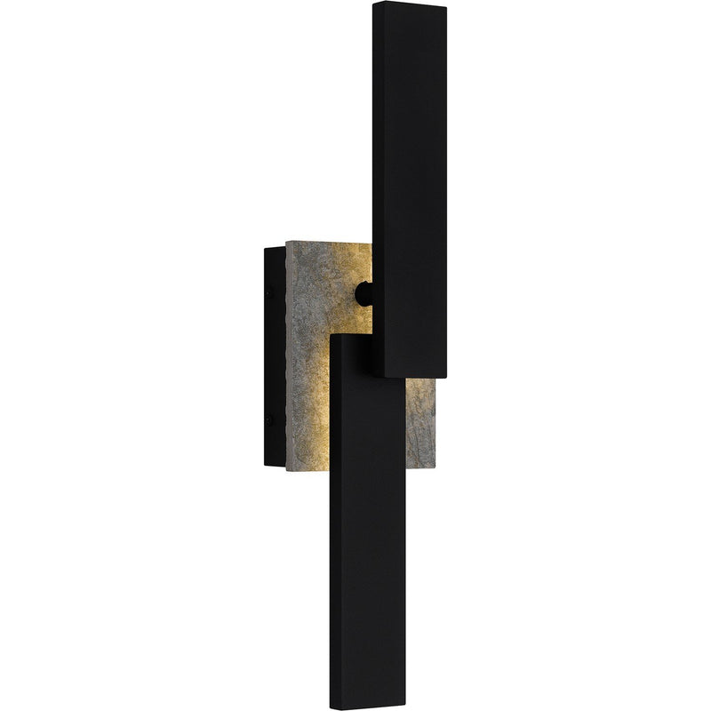 Todman Medium LED Outdoor Wall Sconce in Earth Black