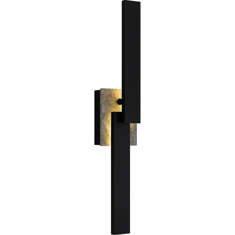 Todman Large LED Outdoor Wall Sconce in Earth Black
