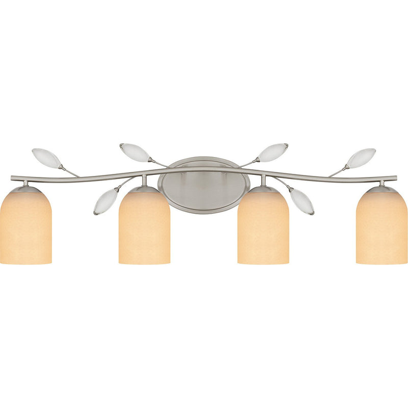 Ulysses 4-Light Bath Vanity Light in Brushed Nickel