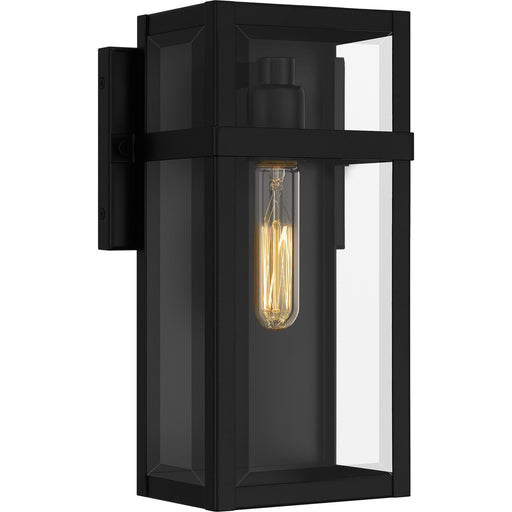 Vanessa Medium Outdoor Wall Lantern in Matte Black
