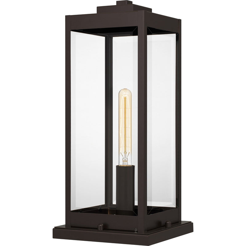 Westover 8.5" Outdoor Post Lantern in Western Bronze