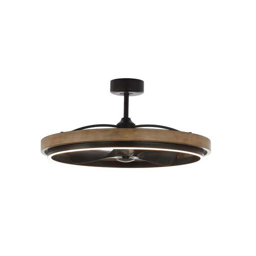 Teton LED Fandelight in Driftwood / Black