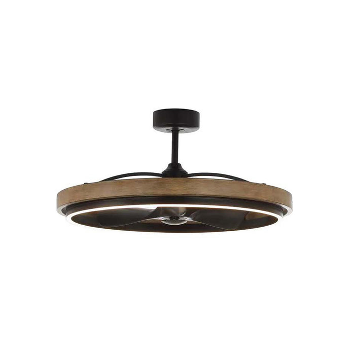 Teton LED Fandelight in Driftwood / Black