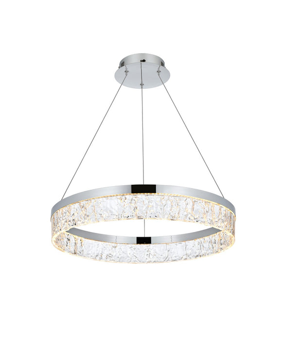 2050D22C - Linden LED Chandelier in Chrome by Elegant Lighting