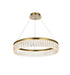 Rune LED Chandelier in Satin Gold - Lamps Expo