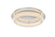 Bowen LED Flush Mount in Chrome - Lamps Expo
