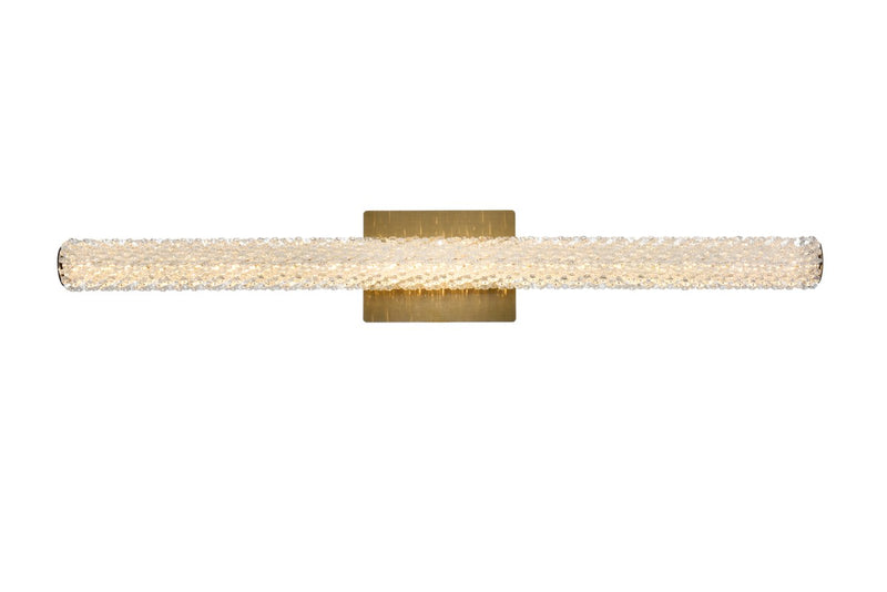 Bowen LED Wall Sconce in Satin Gold - Lamps Expo