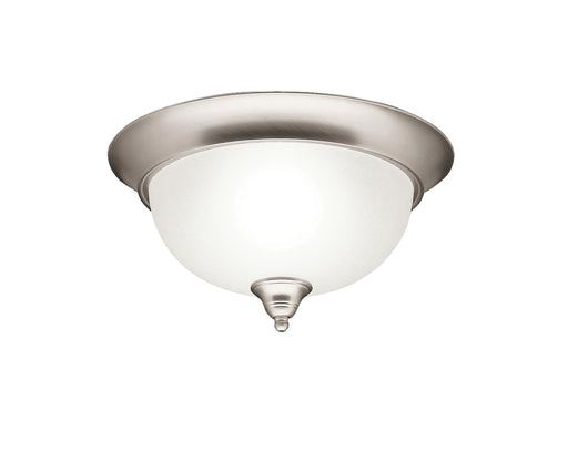 Dover Flush Mount 2-Light in Brushed Nickel