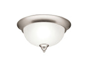 Dover 2-Light Flush Mount in Brushed Nickel