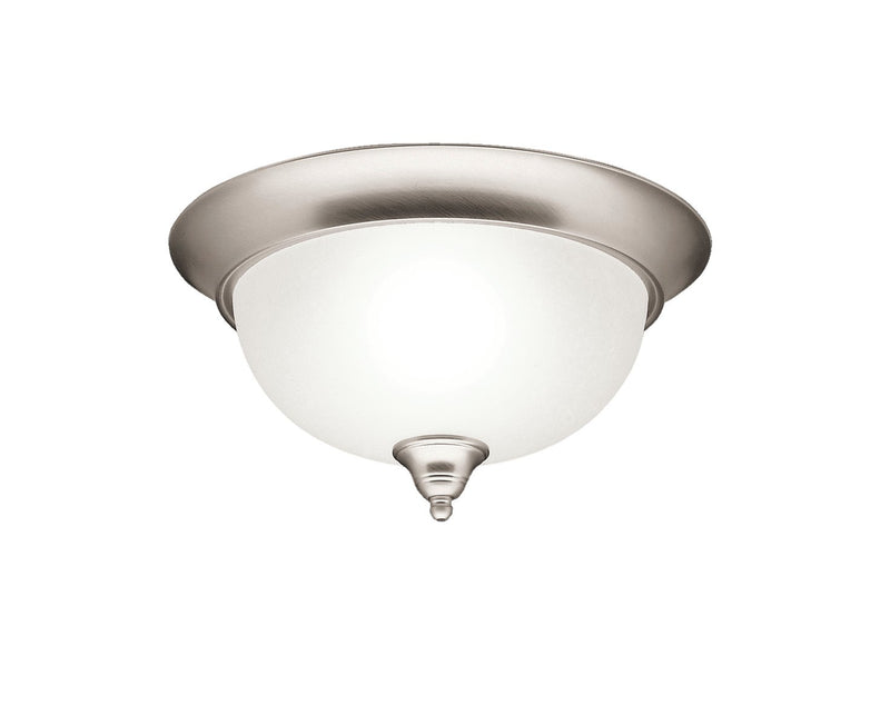 Dover 2-Light Flush Mount in Brushed Nickel