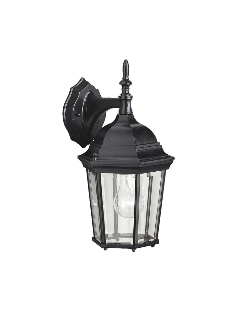Madison 14.5" Outdoor Wall Lantern in Black