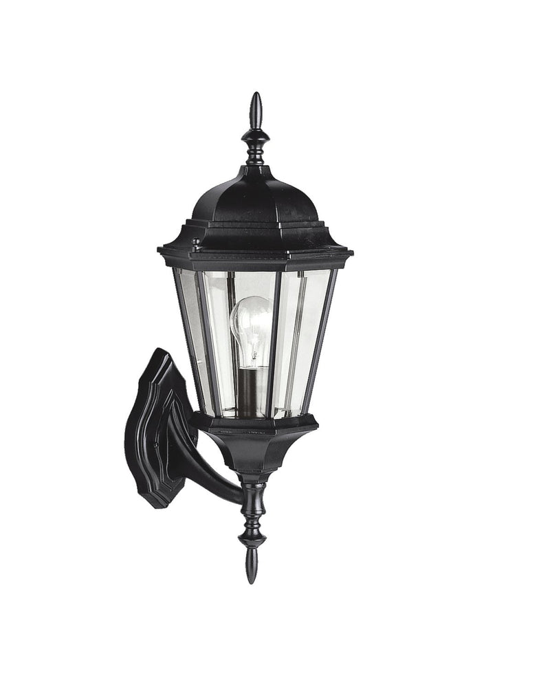 Madison 20" Outdoor Wall Lantern in Black