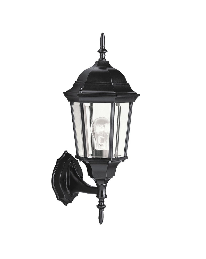 Madison 23" Outdoor Wall Lantern in Black