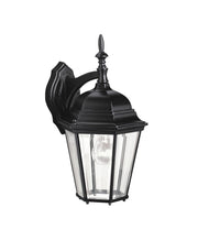 Madison 17" Outdoor Wall Lantern in Black