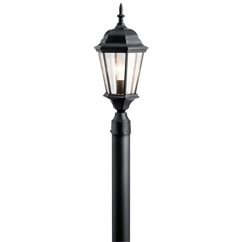 Madison Outdoor Post Light in Black