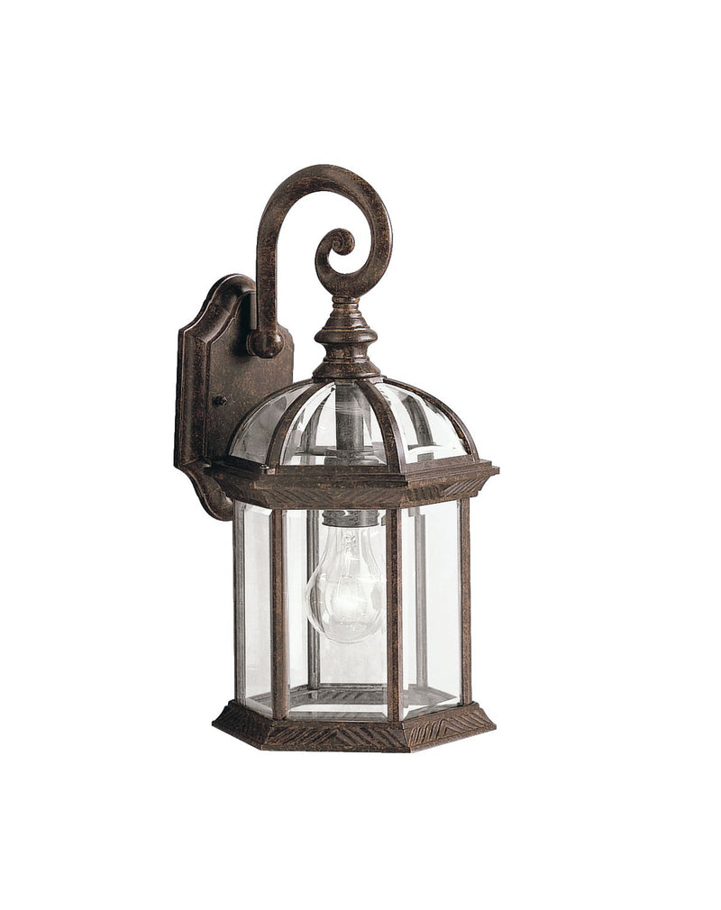Barrie 15.5" Outdoor Wall Lantern in Tannery Bronze