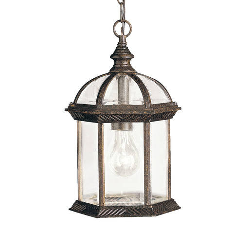 Barrie Outdoor Pendant 1-Light in Tannery Bronze