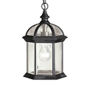 Barrie Outdoor Lantern Pendant in Black