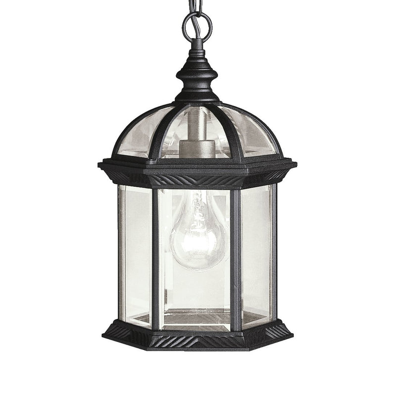 Barrie Outdoor Lantern Pendant in Black