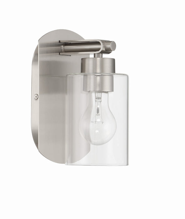 Hendrix 1-Light Wall Sconce in Brushed Polished Nickel - Lamps Expo
