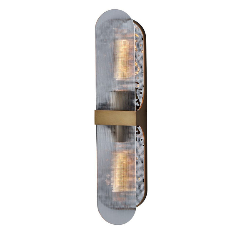 Mirage Bath Vanity Light in True Brass
