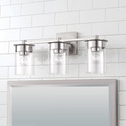 Mason 3-Light Bath Vanity Light in Brushed Nickel
