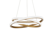 Veloce 3-Light 26" Pendant in Aged Brass