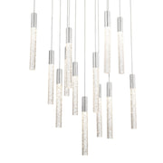 Magic 13-Light Square Pendant in Polished Nickel