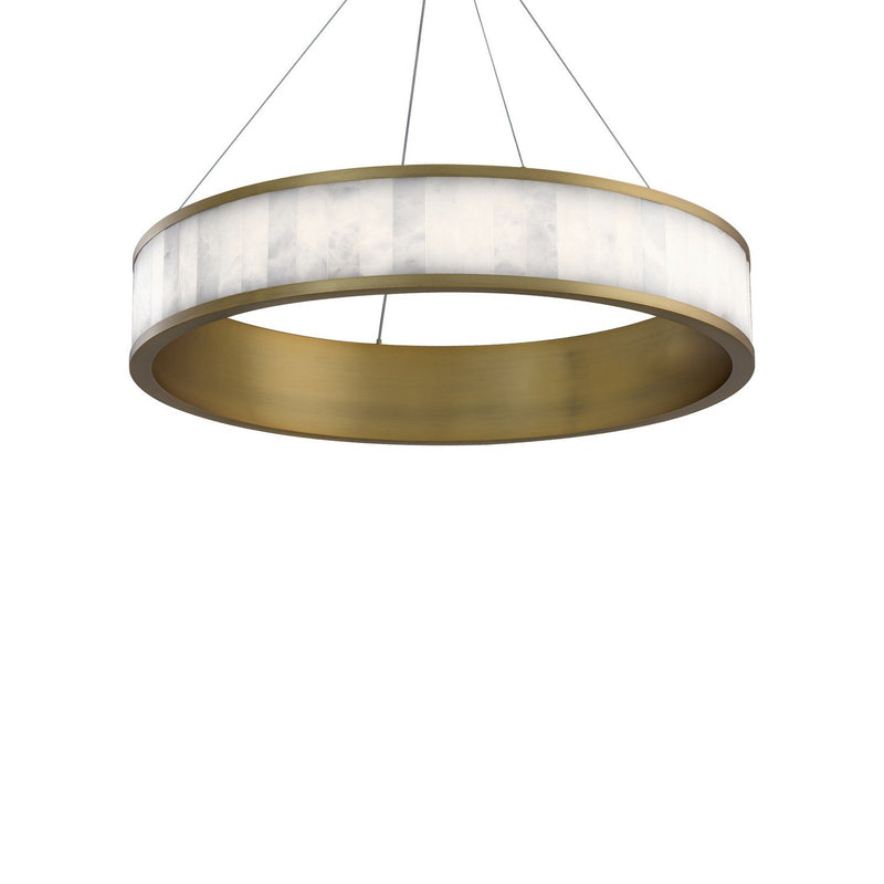 Coliseo Pendant in Aged Brass